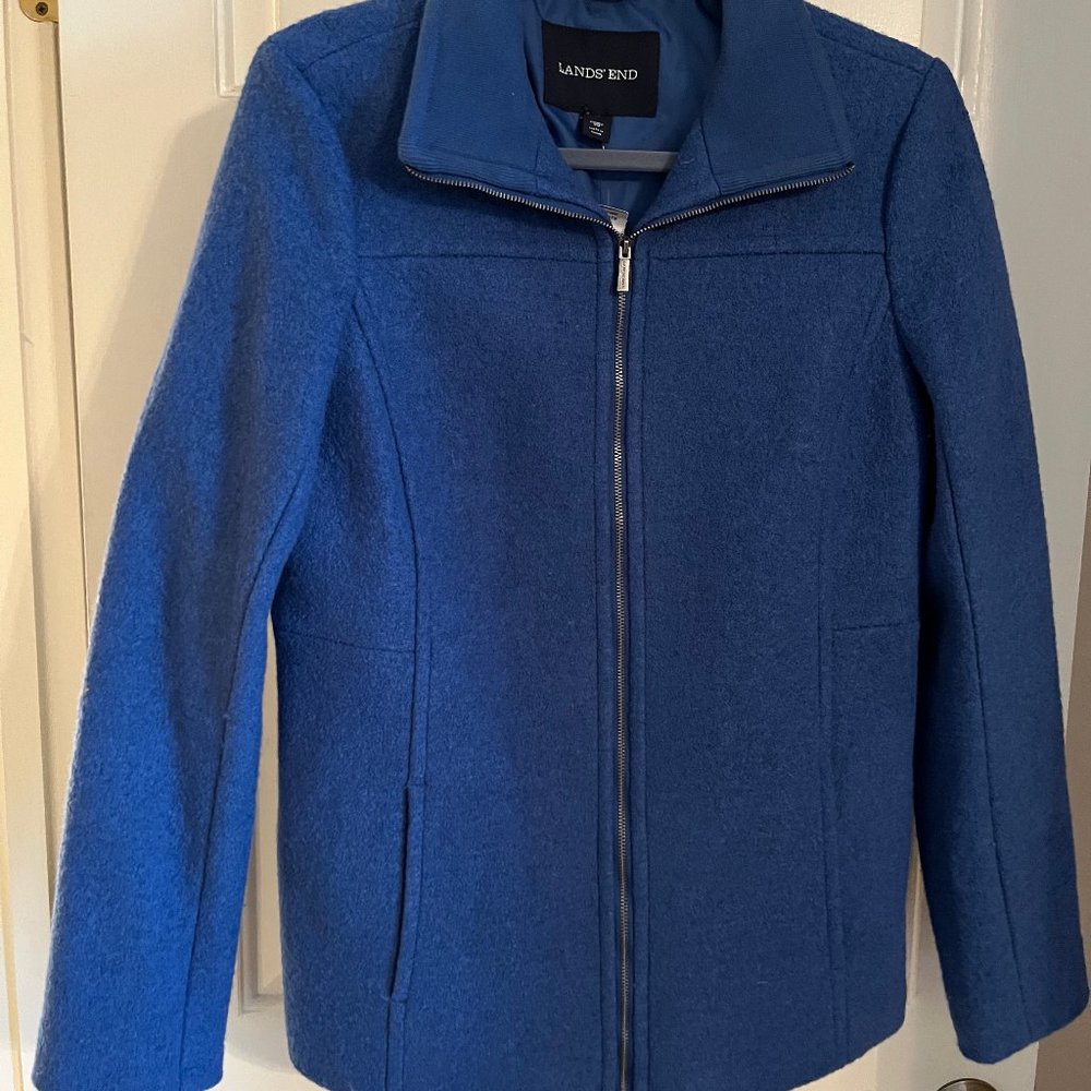 New Lands End Wool Jacket